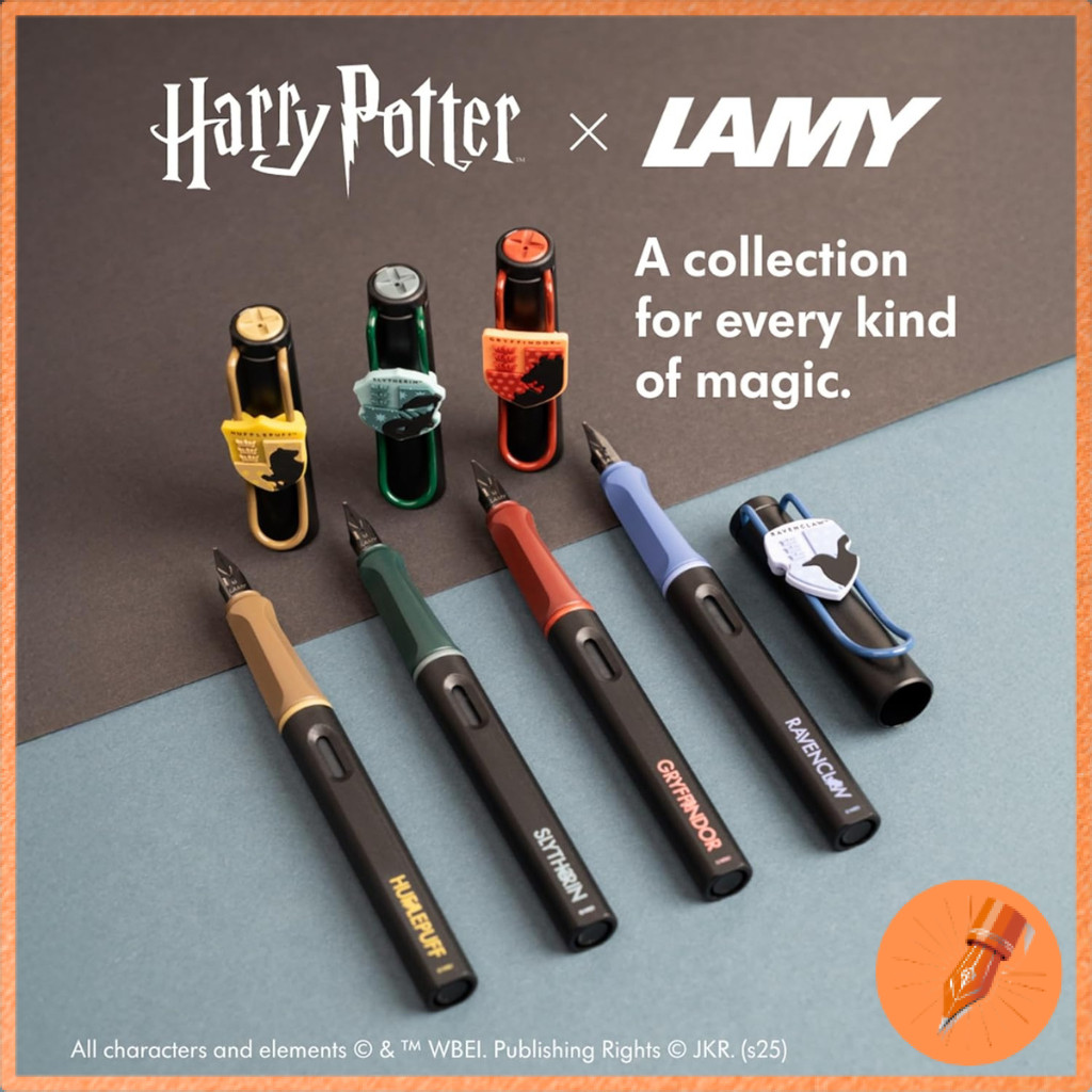 LAMY Safari Harry Potter Fountain Pen– Special Edition House Crest– Includes T10 Blue Ink Cartridge