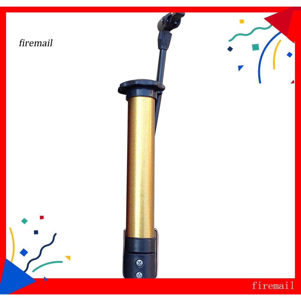 [FM] แบบพกพาแรงดันสูง Bycycle ยางบาสเกตบอลฟุตบอลคู่มือปั๊มลม Inflator