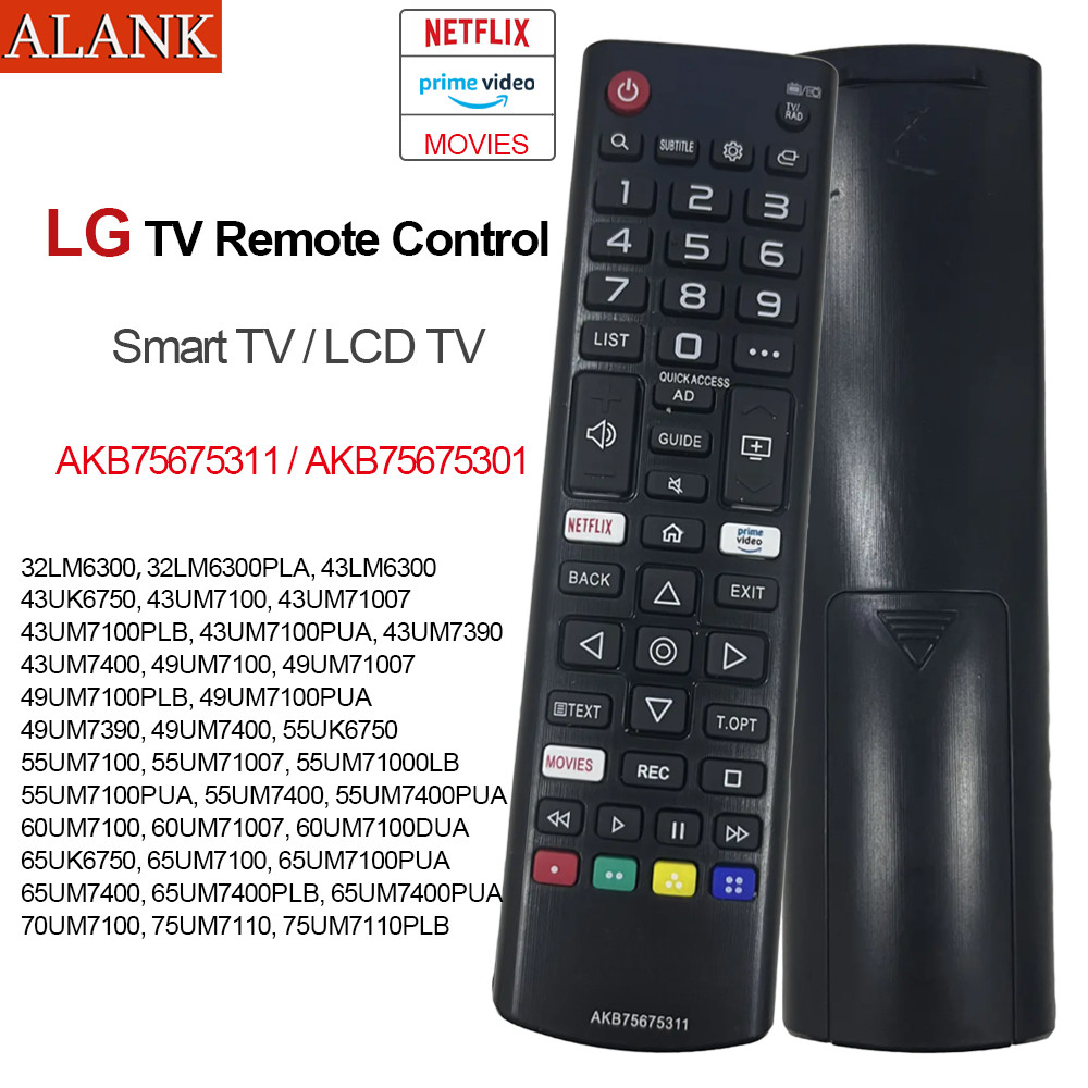 ALANK AKB75675311 Remote รีโมททีวี LG Smart LCD TV รีโมทของแท้ AKB75675301