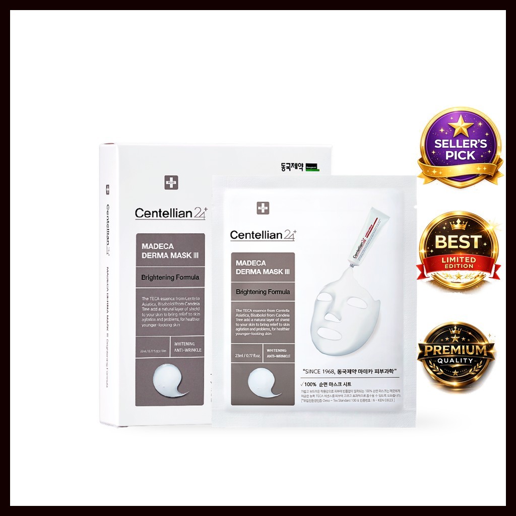 [Centellian24] Madeca derma mask III Brightening Formula 23ml_10p / Korean Mask / Brightening Formul