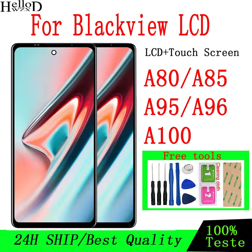 จอแสดงผล LCD สําหรับ Blackview A80 A80 Pro A80 Plus A80S A85 A90 A95 A96 A100 ชุดหน้าจอสัมผัส