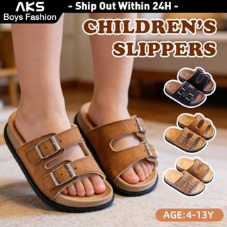 ส่งจากกรุงเทพฯ| รองเท้าแตะเด็กกันลื่นนุ่ม พื้นทนทาน หนังด้าน…