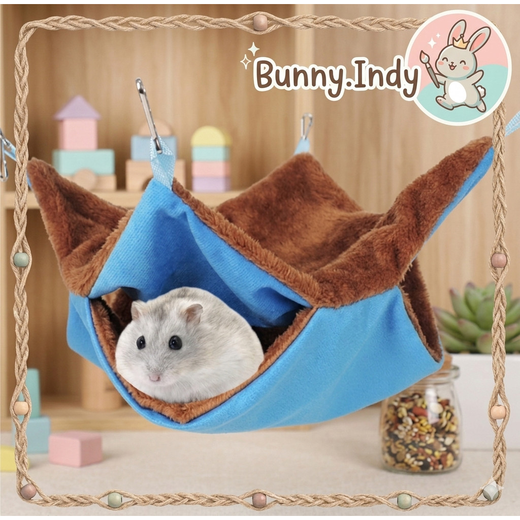 Bunny.indy ที่นอนชูก้า ที่นอนกระรอก ที่นอนสัตว์เลี้ยง เปลนอนชูการ์ เปลสัตว์เล็ก เปลกระรอก