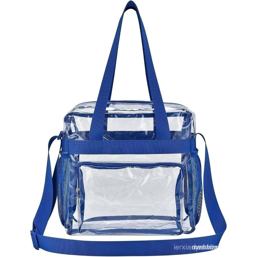 Oraben Clear Tote Bag Clear Bag Stadium Approved 12x6x12 Stadium Bag for Work, Sports Games,Gym