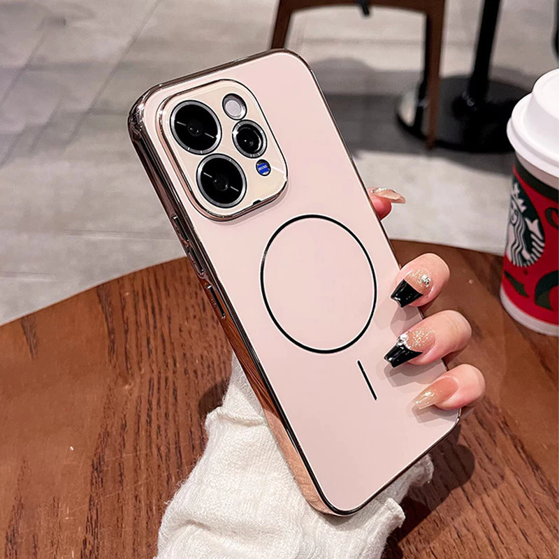 เคส Vivo V70 Case เคสแบบแม่เหล็กกันกระแทกพร้อมฟิล์มป้องกันเลนส์กล้อง เคสโทรศัพท์หรูแบบด้านแข็งพร้อมสัมผัสฝ้า ป้องกันรอยนิ้วมือ