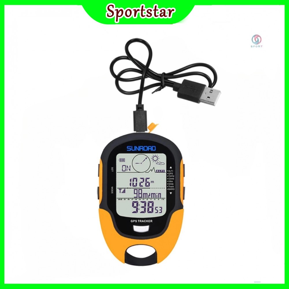 GPS Altimeter Barometer Compass - SUNROAD Multifunction Altimeter for Camping Hiking Climbing