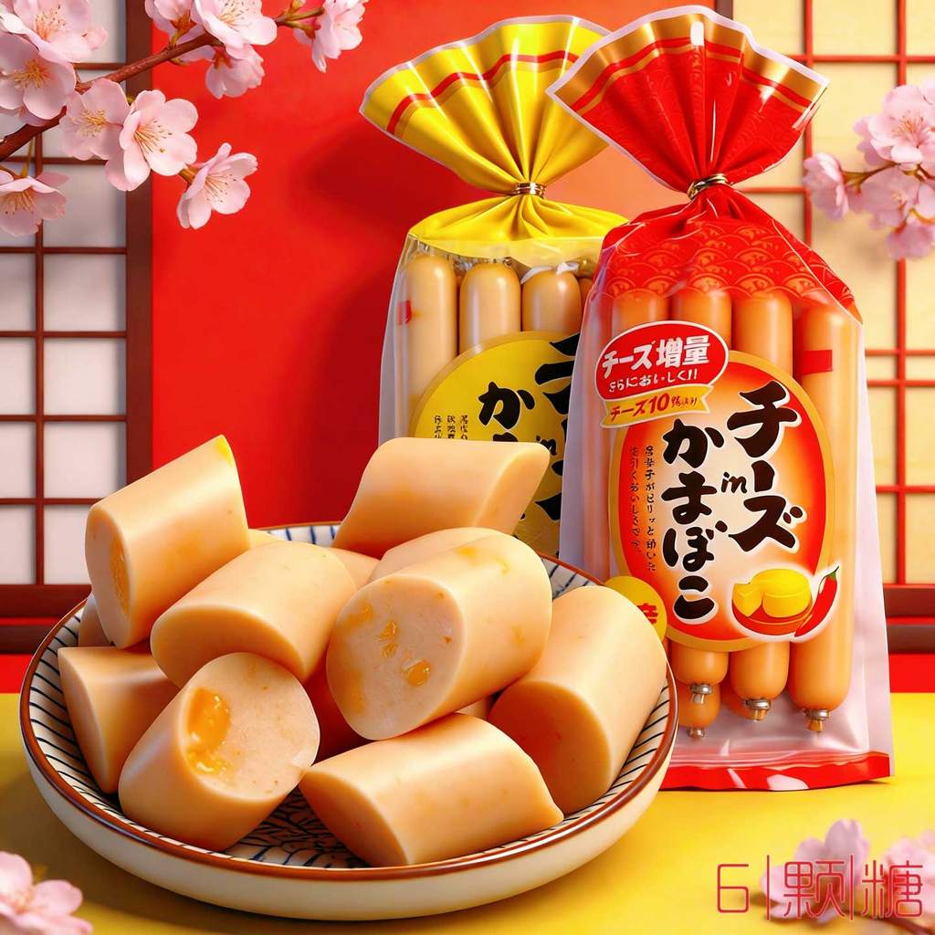 ขนมนําเข้าจากญี่ปุ่น Hokkaido Cars Popping Cheese Cod Sausages Infants Young Children Cut Cheese Cod