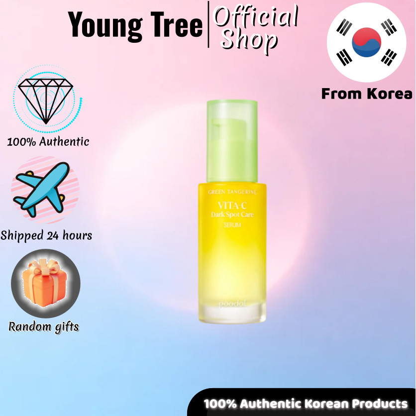 [Goodal] Green Tangerine Vita C Dark Spot Care Serum 40ML/ปรับสีผิวให้กระจ่างใส ลดความหมองคล้ําและเม็ดสี