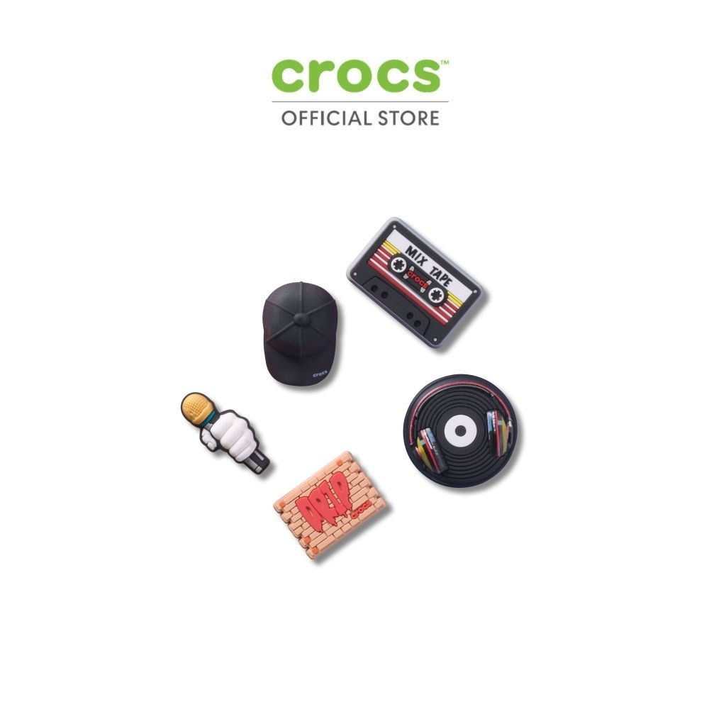 CROCS ตัวติดรองเท้า JIBBITZ™ HIP HOP MUSIC 5 PACK รุ่น 10016343 - MULTICOLOR
