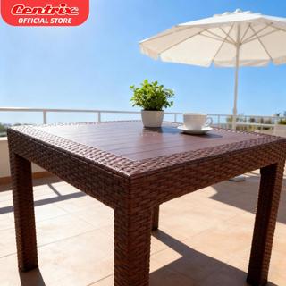 70x70 Centrix Rattan Table High-Quality FULL RATTAN Furniture Coffee Shop Solid Table #7450