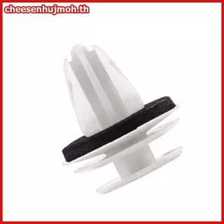 CN 50/100 ชิ้นแผงประตูรถคลิป W/ซีลแหวน Auto Vehicle Retainer Fastener คลิปกันชนรถ Push Pin Rivet แผงประตูคลิป TH