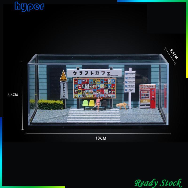 [Hyper] 1/64 Diorama Car Display Case Collection Layout Dust Ornament Show Case