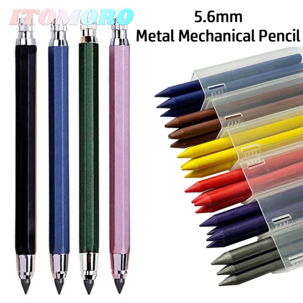 ITOMORO ดินสอกด,วาดเขียนเครื่องมือ 5.6 มม.ดินสออัตโนมัติ,Creative โลหะ Sketch การออกแบบการ์ตูน 2B/4B