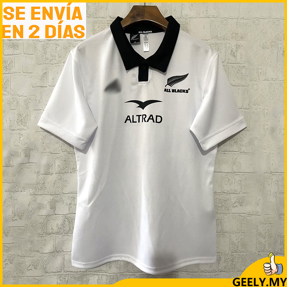 2026 Rugby All Blacks Rugby Jersey Away White Shirt