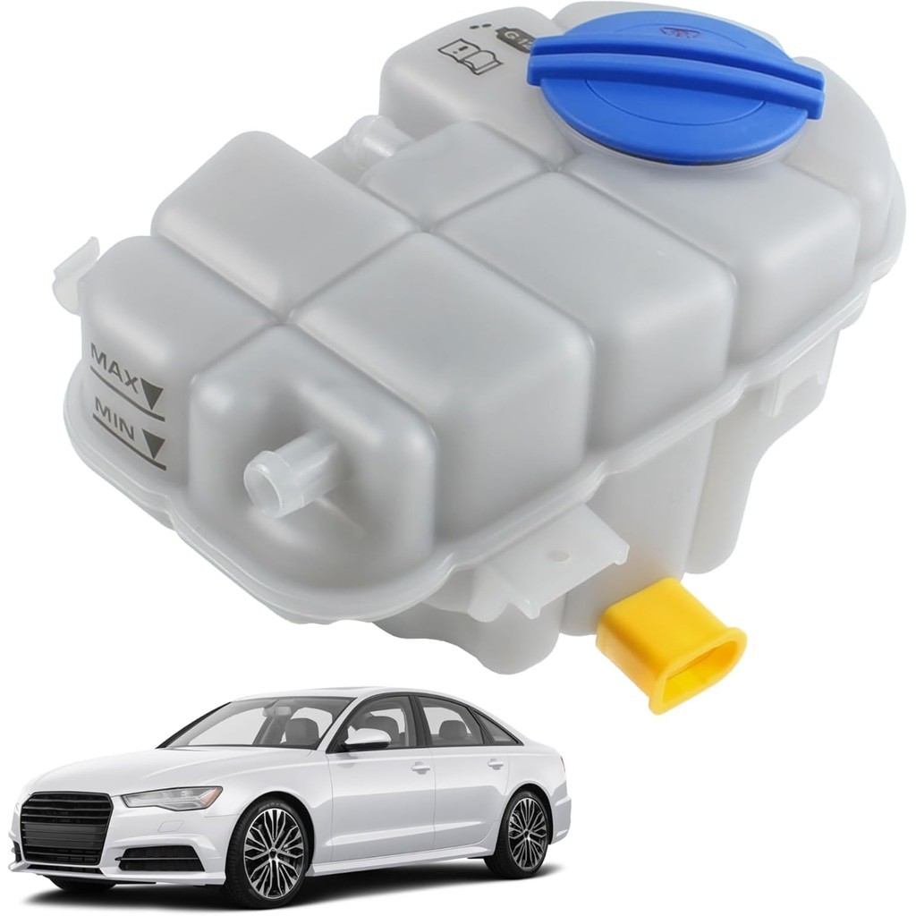 4G0121403G เครื่องยนต์ Coolant Overflow Reservoir Tank พร้อมหมวกและเซนเซอร์ใช้งานร่วมกับ 2012-2018 A