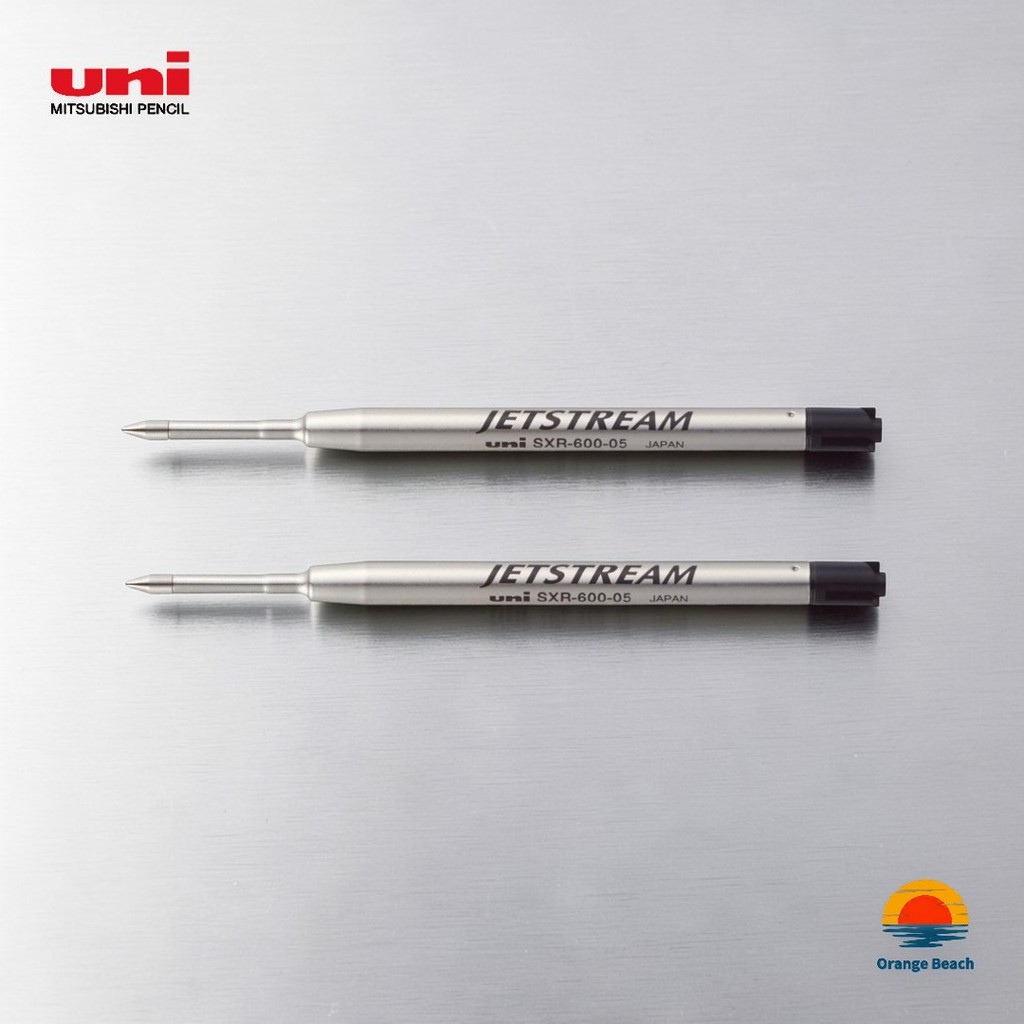 Uni Jetstream Prime Refill SXR-600/ไส้ปากกา 2 ชิ้น/Parker Style G2/เขียนลื่น/Made in Japan