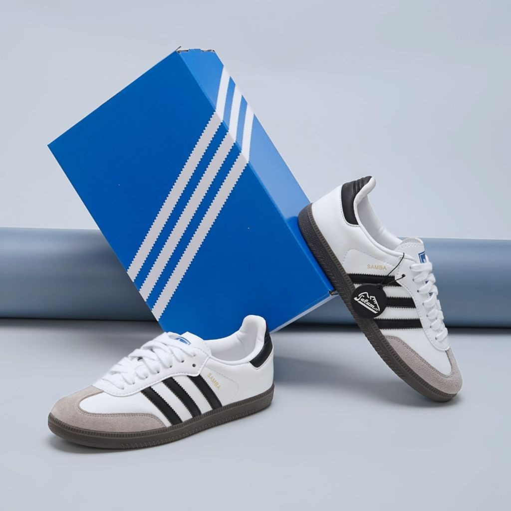 Adidas Samba OG Could White Black Gum 2023 Unisex Premium Adidas official Store UOHY