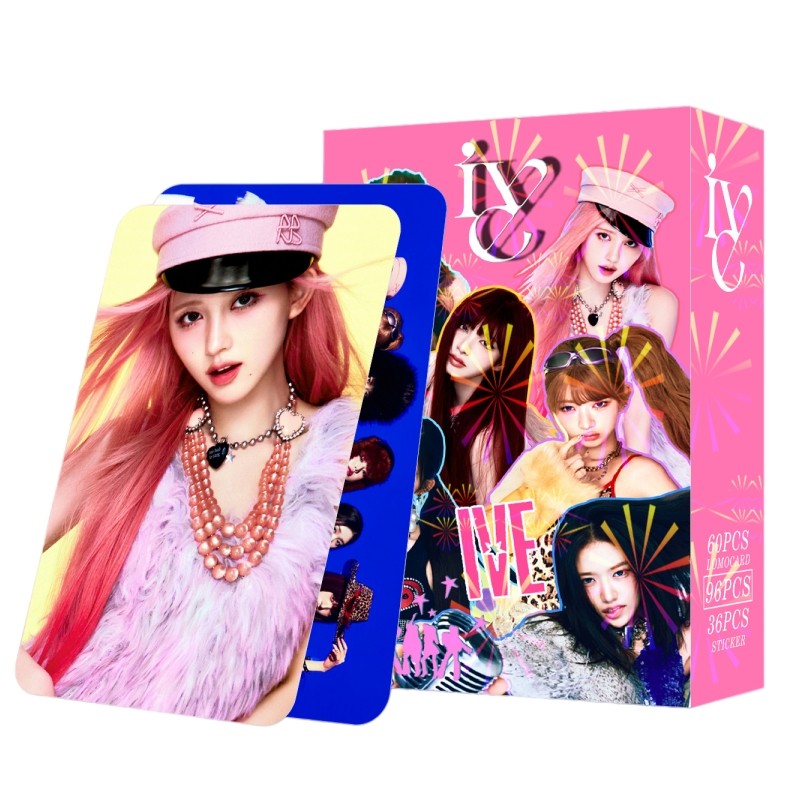 92-96 ชิ้น/กล่อง IVE REVIVE 2026 SEASONS GREETINGS Lomo Cards SECRET Wonyoung EMPATHY IVE MINE สติ๊ก