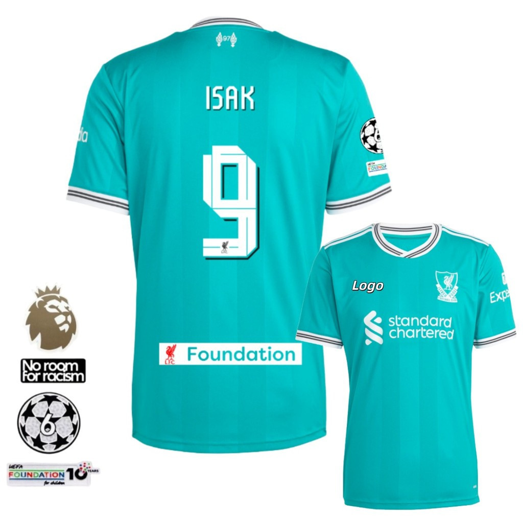 Fans Edition Liverpool 2025/26 MenS Liverpool Third Short Sleeve Football Jerseys Shirt