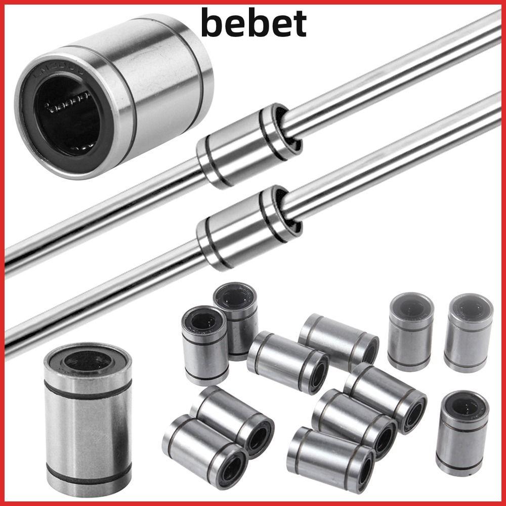 BEBET บูชเหล็กทนทานสําหรับเครื่องพิมพ์ CNC Part LM3UU LM4UU LM5UU LM6UU