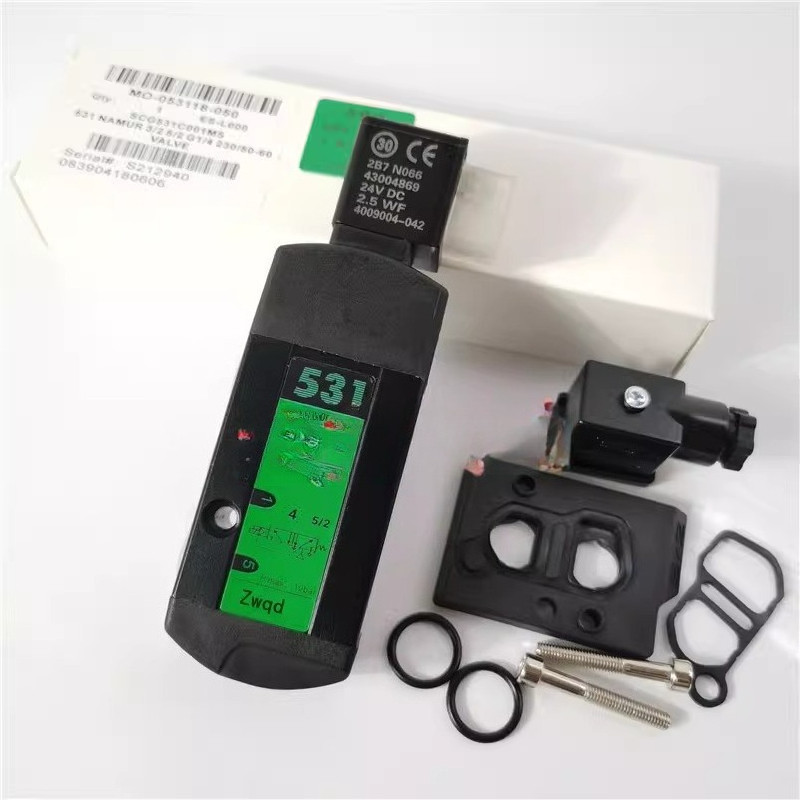 โซลินอยด์วาล์ว SCG531C001MS นิวเมติกควบคุมวาล์วถอยหลังประเภทแผ่นสองจุด G531C001MS