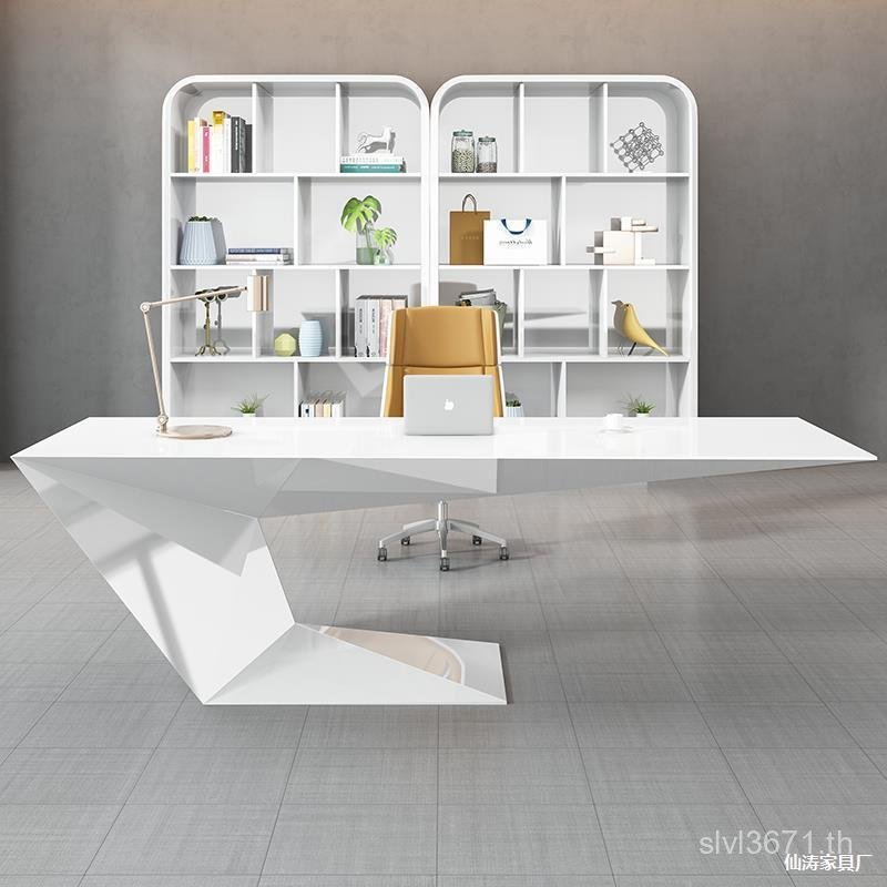 โต๊ะเก้าอี้โต๊ะโมเดิร์นเก่าเดี่ยว Lacquer Manager Creative Simple โต๊ะตารางเบเกอรี่ President ผสมใหญ