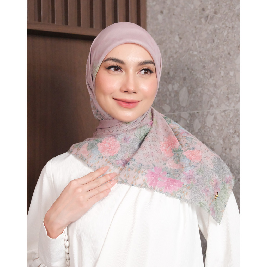 ผ้าพันคอ Muda Official Araya - สีชมพูพาสเทล