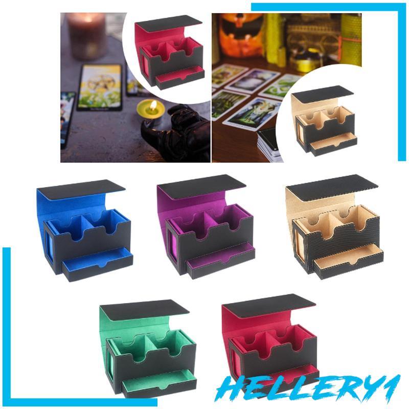 [Hellery1] Trading Card Deck Box Card Holder Card Case Container Sturdy Card Organizer