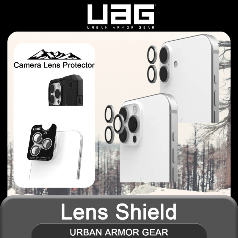 UAG Lens Shield กระจกเลนส์กล้อง iPhone 16 / 15 / 14 / 13 Pro Max / Pro / Plus กันรอยขีดข่วน