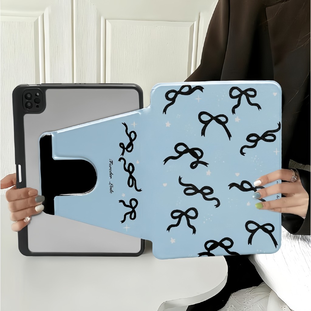 360° หมุนอะคริลิคการ์ตูนผีเสื้อสําหรับHUAWEI MatePad 11.5 S 2026 2025 2024 TXZ-W09 TGR-W09 SLG-W50 S