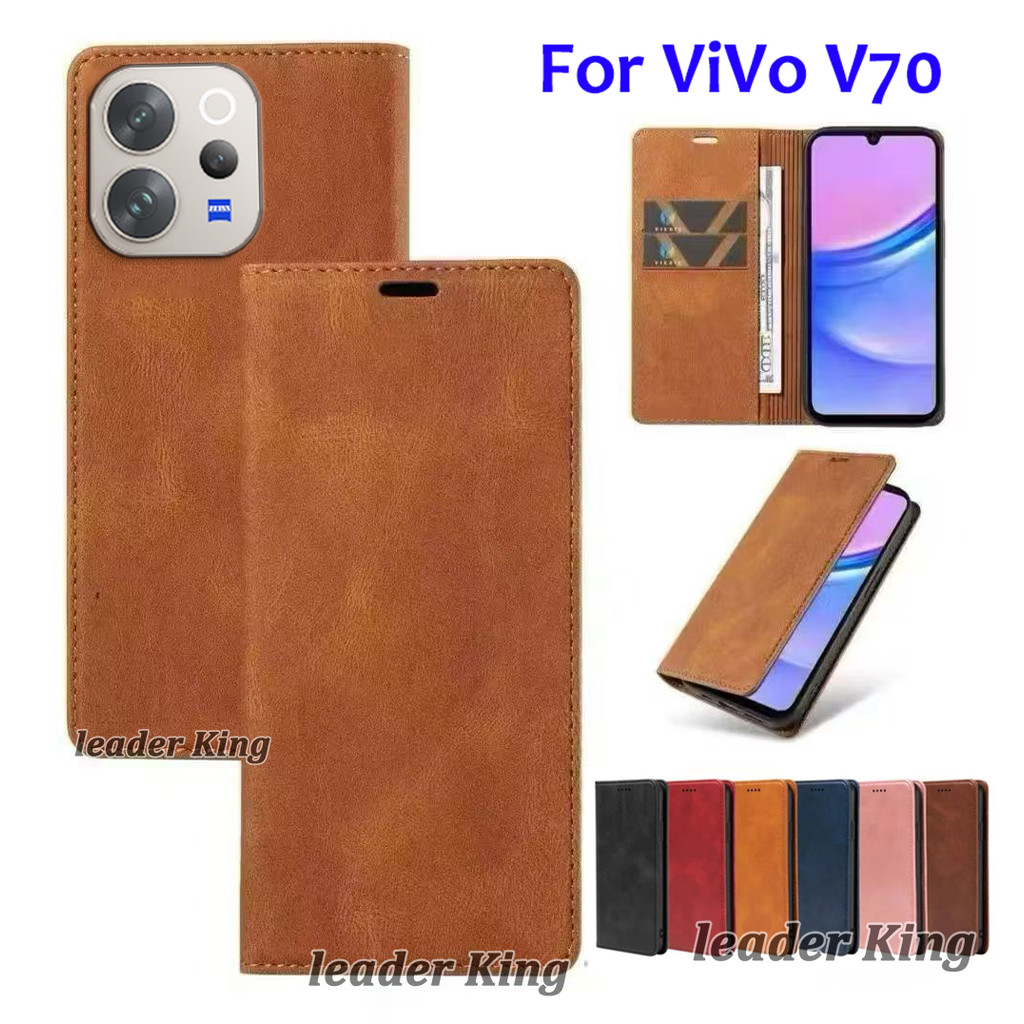 🔥ส่งด่วน🔥Case For วีโว่ ViVo V70 2026 V70Fe V70 Fe เคสกันกระแทก ตรงรุ่น เคสฝาพับหนัง XUNDU