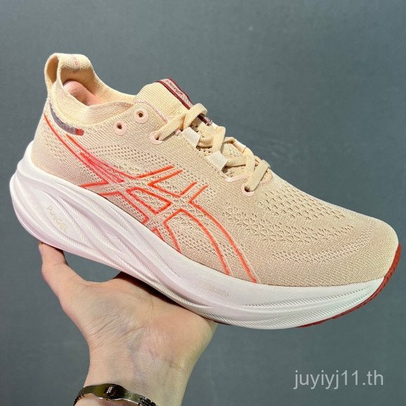 Gel Nimbus 26 รองเท้าวิ่งผู้หญิง Nimbus 26 รองเท้าผ้าใบดูดซับแรงกระแทก 4NJK UB44