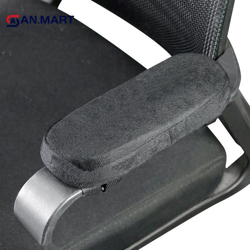 AN.MART 1/2PCS Soft Armrest Cushion PP ฟองน้ําโฟมบ้าน/เก้าอี้สํานักงาน Arm Rest Coversputer Gaming E