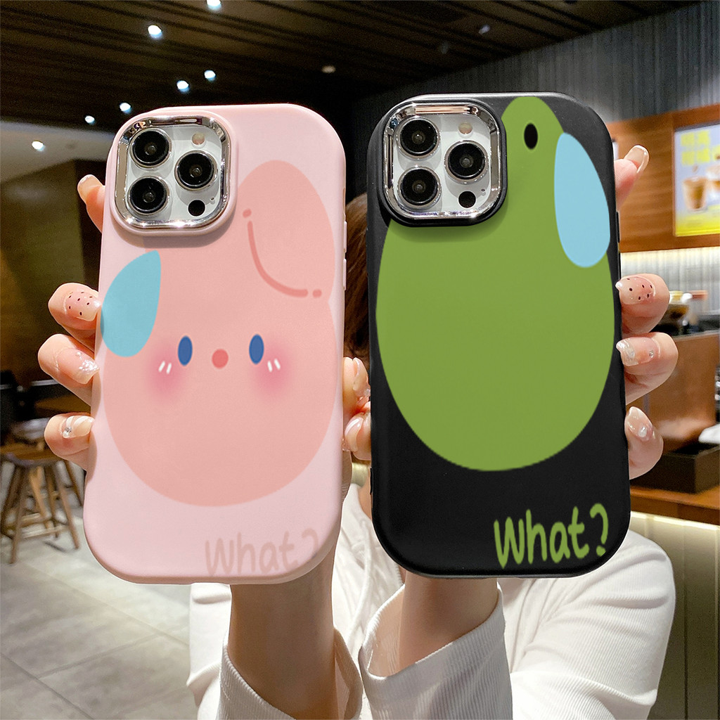 เคสไอโฟน สำหรับ IPhone 17 Air 16 15 11 13 12 14 Pro Max XR Max 7 8 Plus เคส IPhone Cartoon Frog Rabb