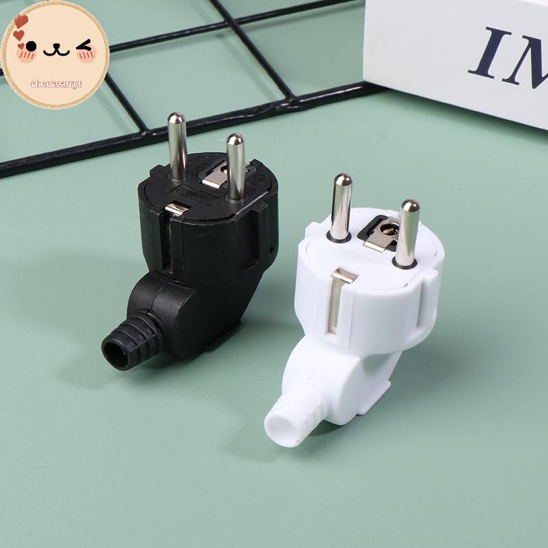 Chee EU ปลั๊กอะแดปเตอร์ 16A สารหน่วงไฟชายเปลี่ยน AC Outlets Rewireable Schuko Electec Soet สําหรับสายไฟ EN