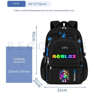 In stock)Roblox กระเป๋าเด็ก กระเป๋านักเรียนเด็ก สะพายหลัง ประถม pattern school bag backpack เป้