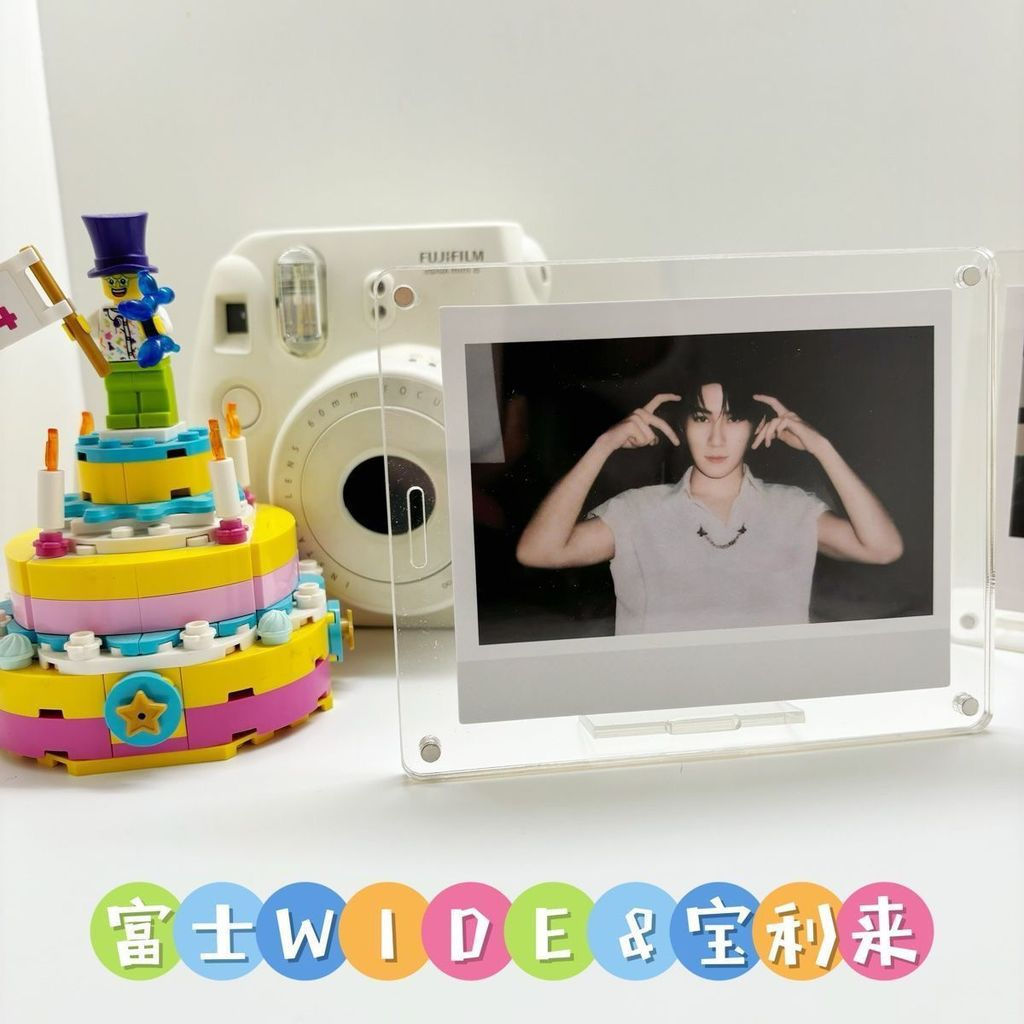 New Product#Polaroid acrylic photo frame with magnetic attachment and transparent design mini3Small 