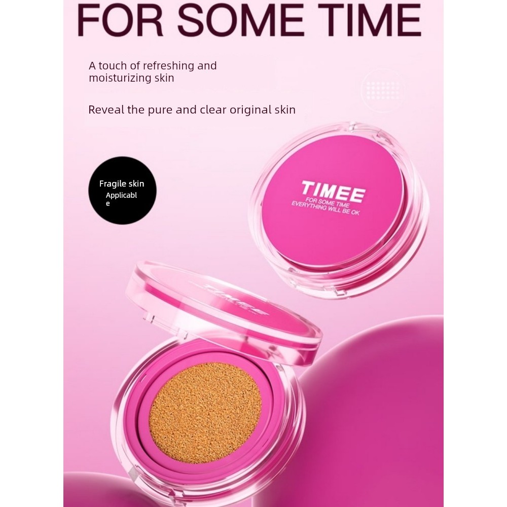 แป้งพัฟ cushion TIMEE Light Moisturizing Flawless Cushion Cream Moisturizing Service Holding แต่งหน้
