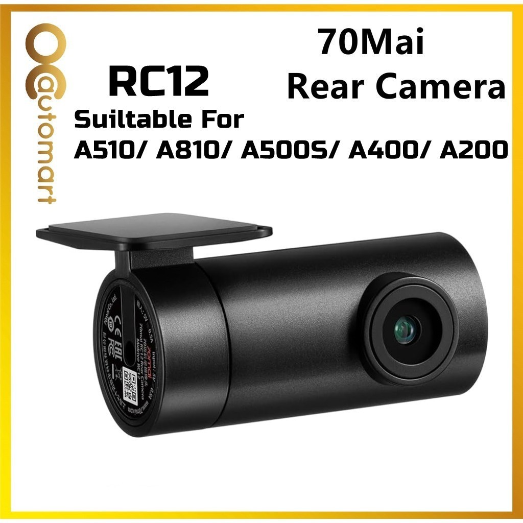 70mai 1080P RC06 RC11 RC12 RC21 RC22 RC24 กล้องมองหลังใช้สําหรับ 70mai Dash Cam รถกล้อง