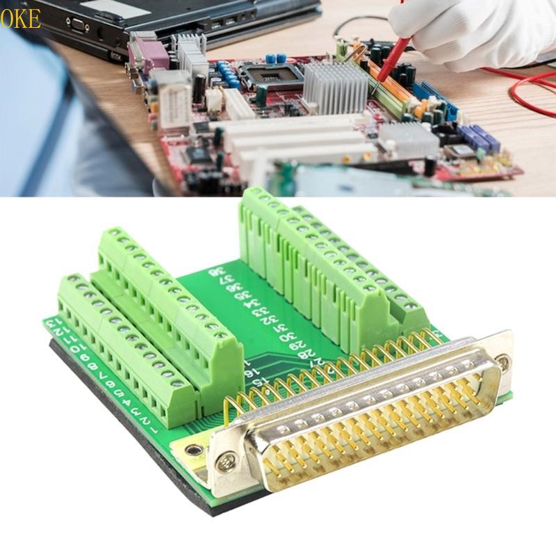OKE DB50 50Pin ชายหญิงเชื่อมต่ออะแดปเตอร์เทอร์มินัล 50Pin Terminal Board สัญญาณ Terminal Block Conne