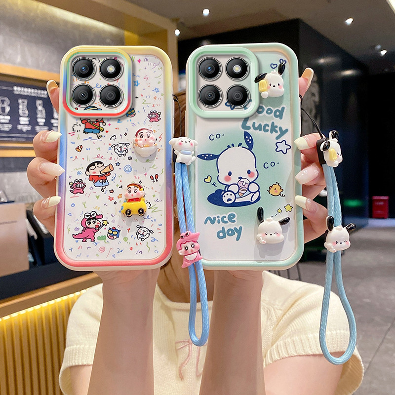 เคส Honor X8B  TPU เคส XX2TYGZ1 ตุ๊กตาสามมิติกรณีโทรศัพท์ที่สวยงาม