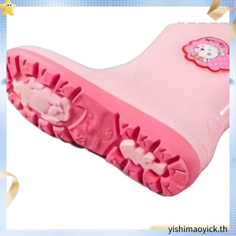 (ยกโหล/ 12 คู่) รองเท้าบูทเด็ก Prado Gang สีสันสดใส รองเท้าบูท น่ารัก