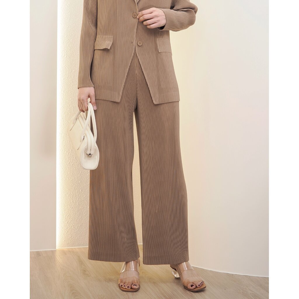 เพิ่มสีใหม่!! ยาว37.5-38.5นิ้ว 2MUAY รุ่น GJO5151-9 กางเกงพลีทคุณภาพ THICK STRAIGHT PLEAT PANT 9 สี FREE SIZE – โปรปัง