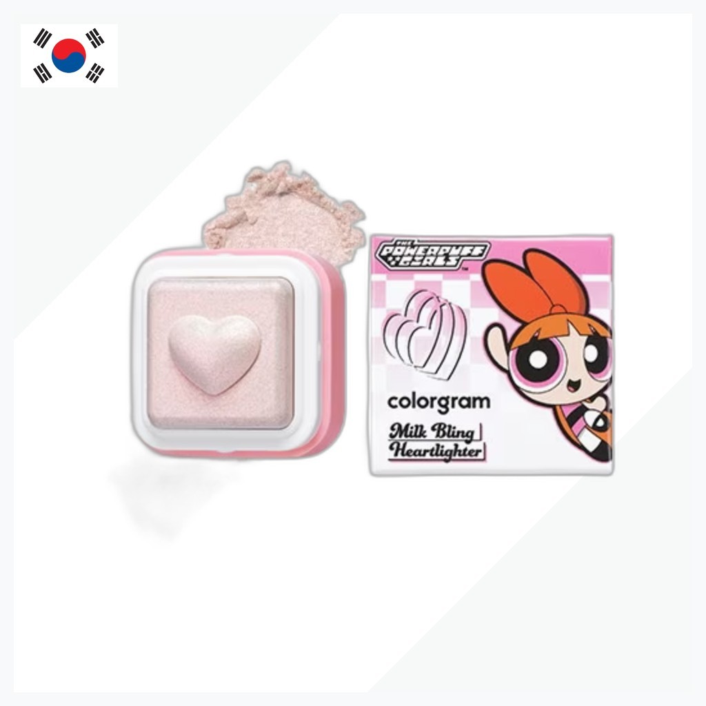 [Colorgram] Milk Bling Heartlighter 05 Spring Pink Blossom / Korean Highlighter / Shimmering Glow by
