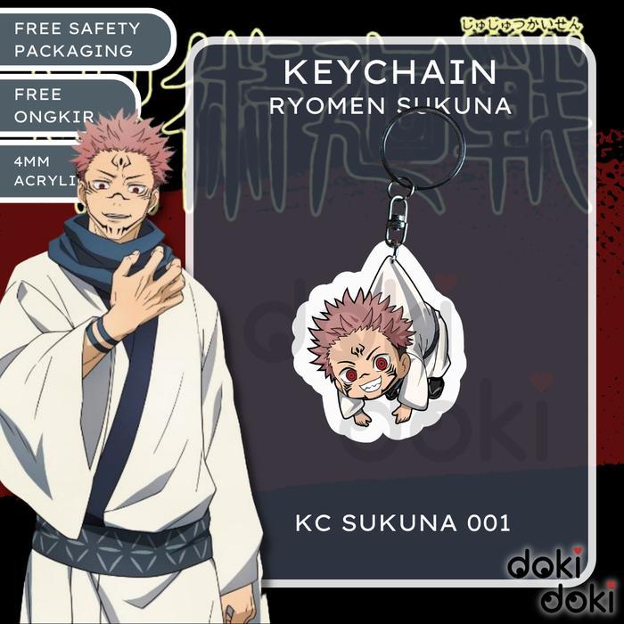 GANTUNGAN KUNCI KEYCHAIN ANIME RYME SUKUNA JUJUTSU KAISEN - KC SUKUNA 001