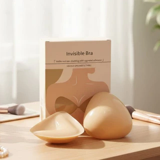 บราปีกนกดันทรง ฟองน้ำกาว 2 ด้าน Push Up Bra Pad อกชิด เพิ่มวอลลุ่ม กันน้ำ กาวแน่น ใช้ซ้ำได้