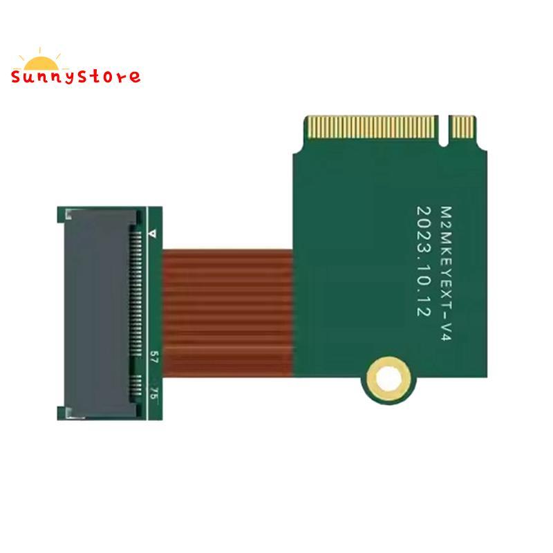 สําหรับ SSD 4TB 8TB NVME PCIe 4.0 SSD 2230 ถึง 2280 Solid State Drive DIY ดัดแปลง 90° บอร์ดอะแดปเตอร