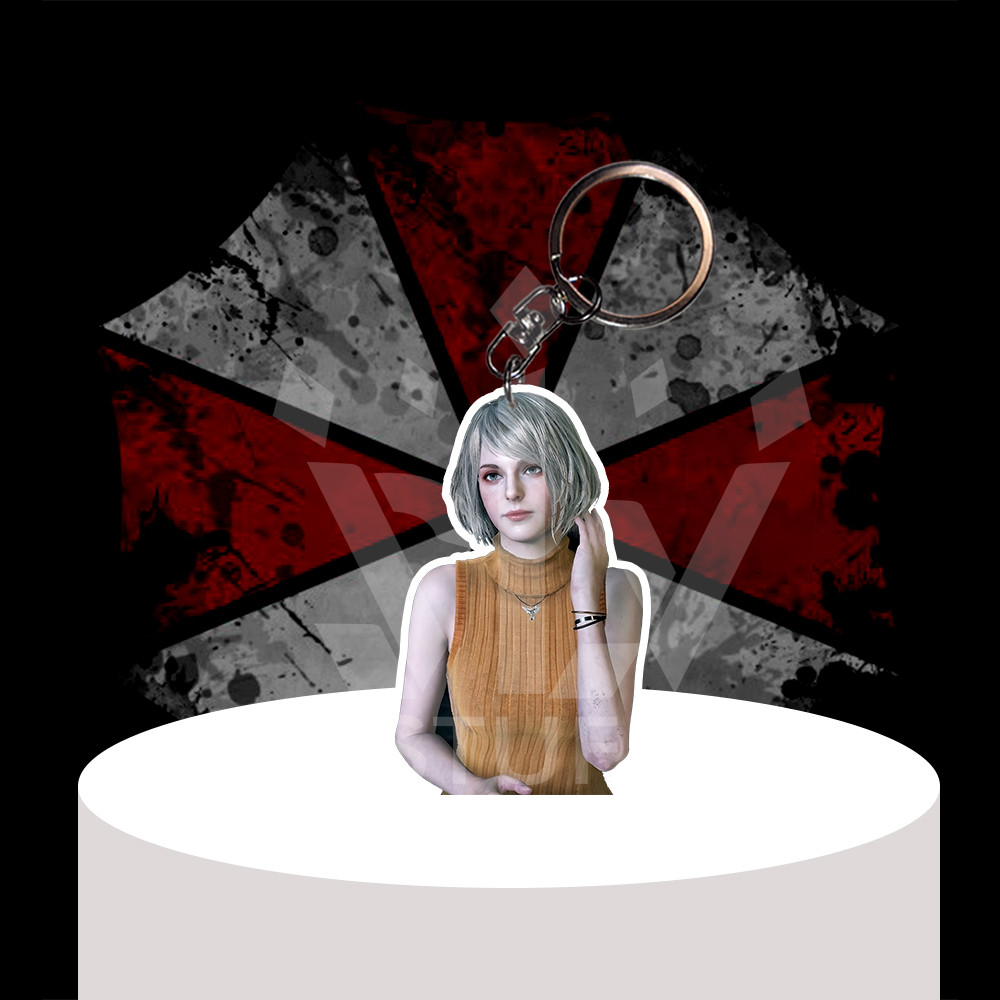 Gantungan Kunci / Gantungan HP Resident Evil - Ashley Graham - Ganci Akrilk - พวงกุญแจ