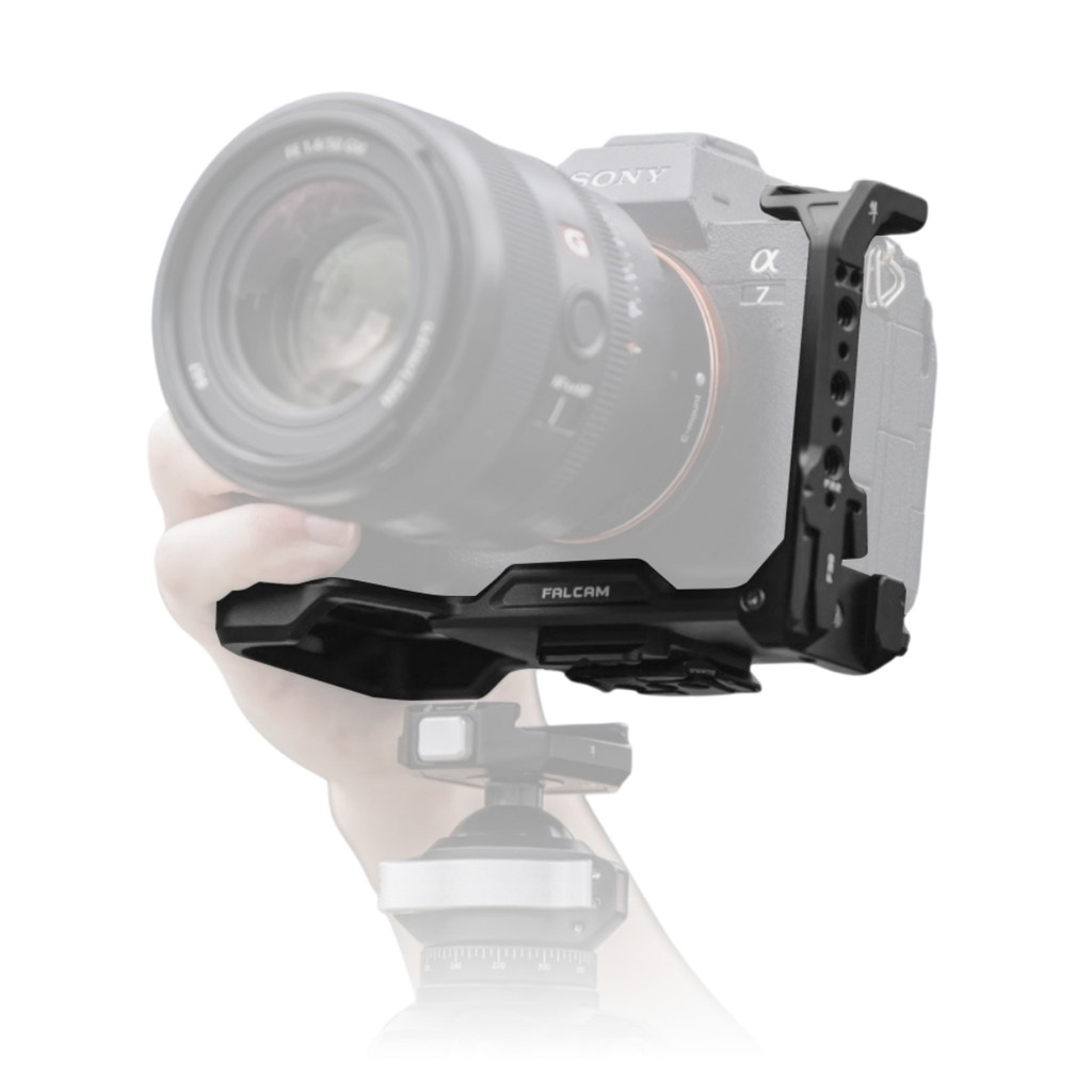 Falcam C00B2976B เคสกล้องลูมิเนียม L-Bracket F22&F38 ระบบ Quick Release สำหรับ Sony A7R5 A7M4 A7S3