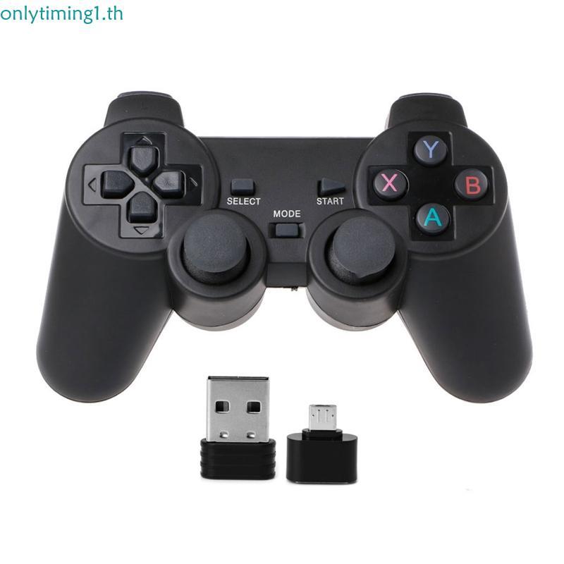 Onlytiming Gamepad พร้อมตัวแปลง Micro USB OTG สําหรับ Android TV Box PC สําหรับ